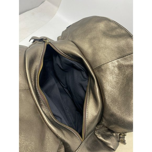 Attilio Giusti Leombruni bag Bronze Metallic Gold Leather Handbag AGL - Picture 14 of 16